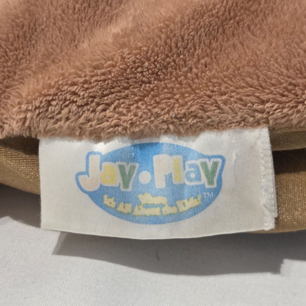 Jay At Play 17” Microbead Bear Brown Plush Pillow Stuffed Animal - Picture 6 of 7
